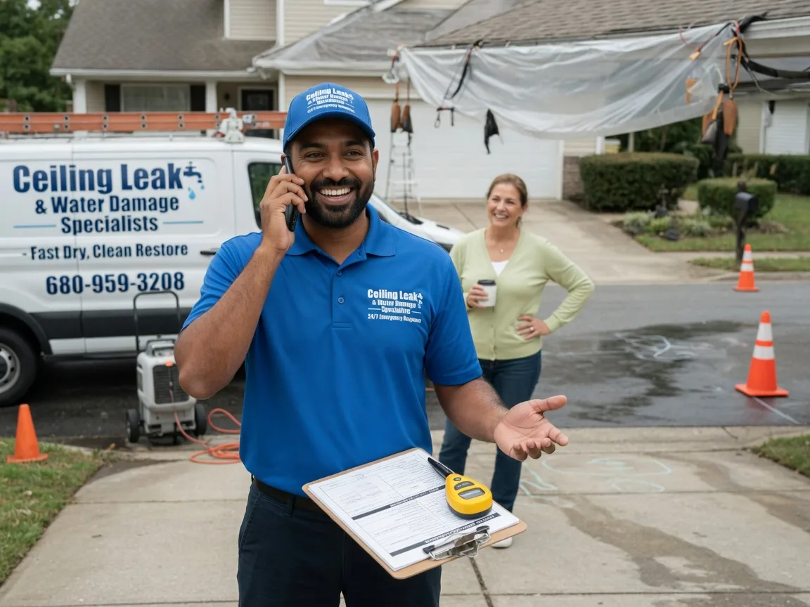 Ceiling Leak Cleanup Buena Vista, VA FAQs